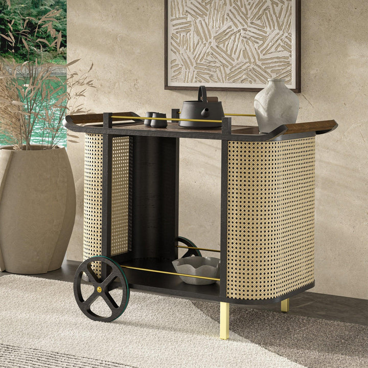 Modern Brazilian - Dinda - Bar Cart - AmericanHomeFurniture