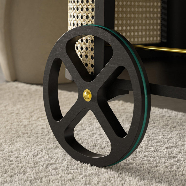 Modern Brazilian - Dinda - Bar Cart - AmericanHomeFurniture