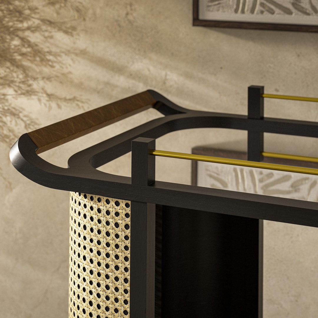 Modern Brazilian - Dinda - Bar Cart - AmericanHomeFurniture