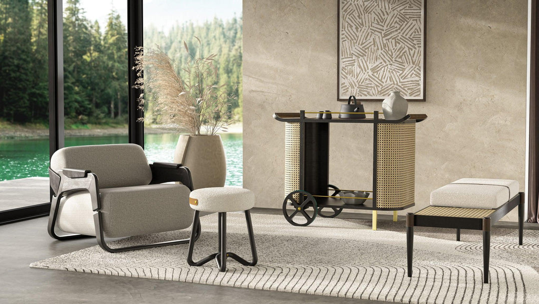 Modern Brazilian - Dinda - Bar Cart - AmericanHomeFurniture