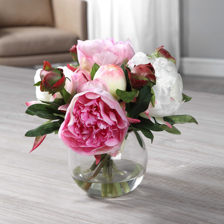American Home Furniture Uttermost Blaire Peony Bouquet
