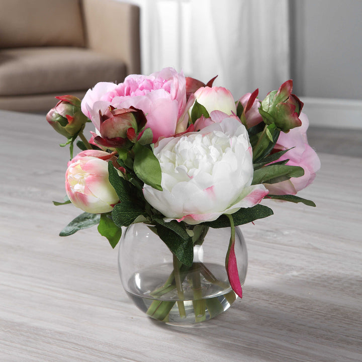 American Home Furniture Uttermost Blaire Peony Bouquet