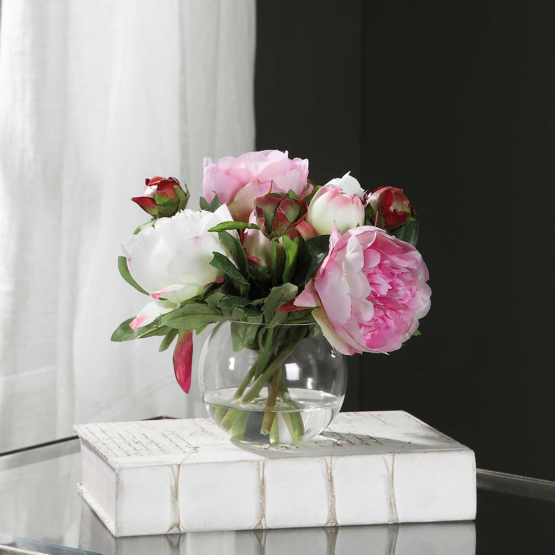 American Home Furniture Uttermost Blaire Peony Bouquet