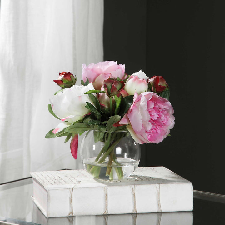 American Home Furniture Uttermost Blaire Peony Bouquet