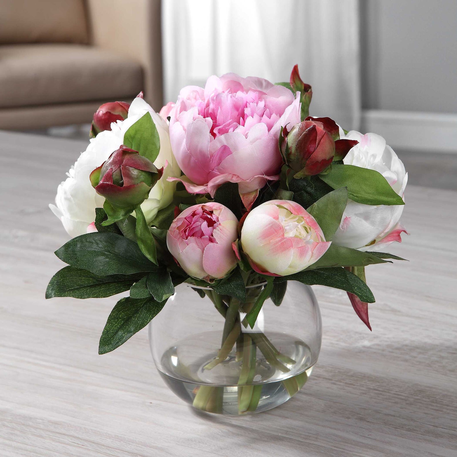 American Home Furniture Uttermost Blaire Peony Bouquet