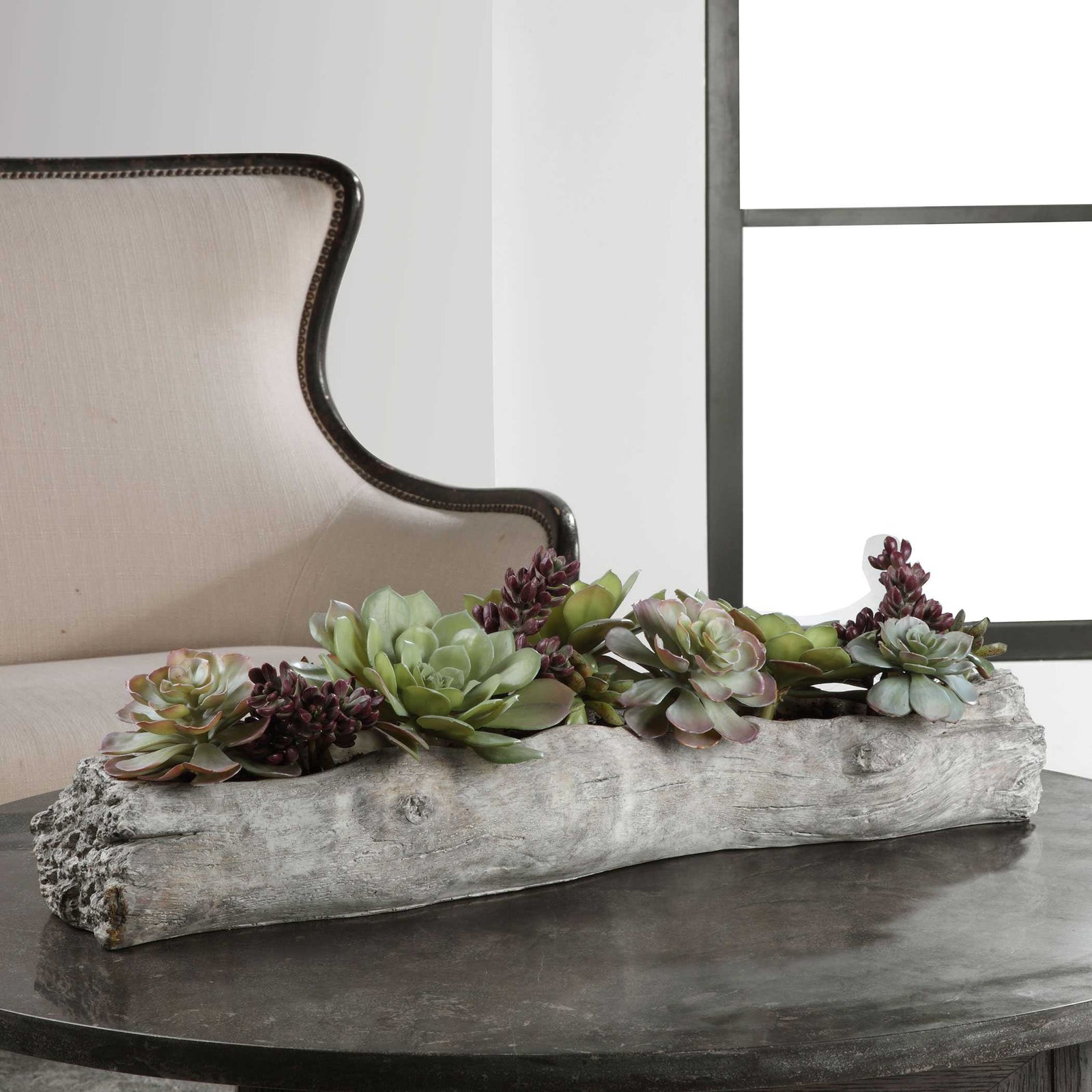 American Home Furniture Uttermost Charita Lush Succulents
