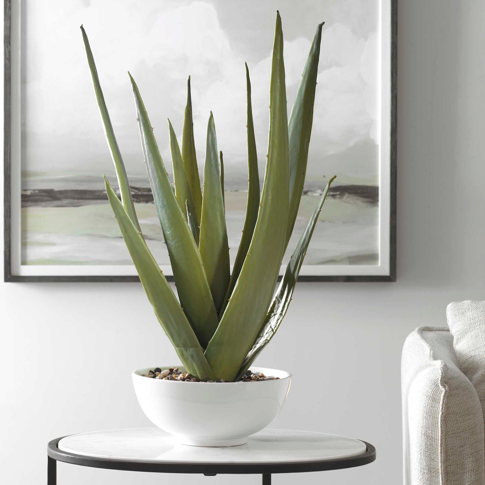American Home Furniture Uttermost Evarado Aloe Planter