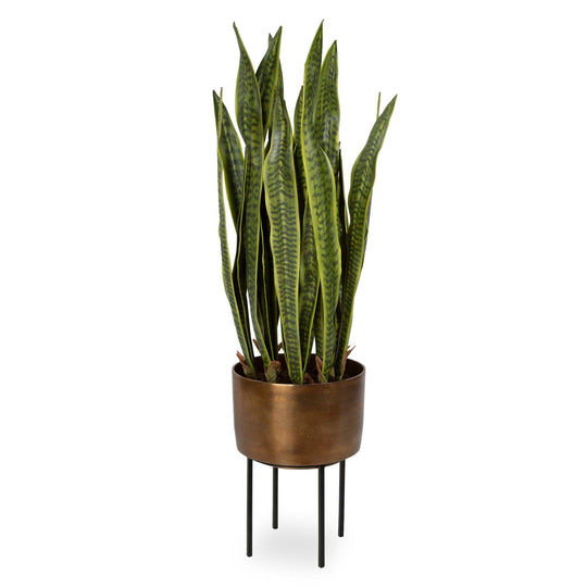 American Home Furniture Uttermost Fasita Brass Planter 2 Cartons
