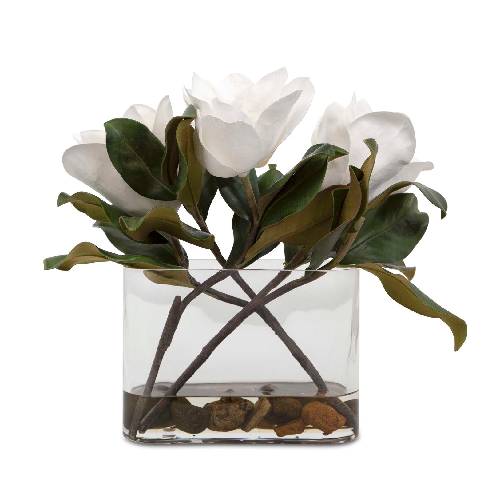 American Home Furniture Uttermost Middleton Magnolia Flower Centerpiece