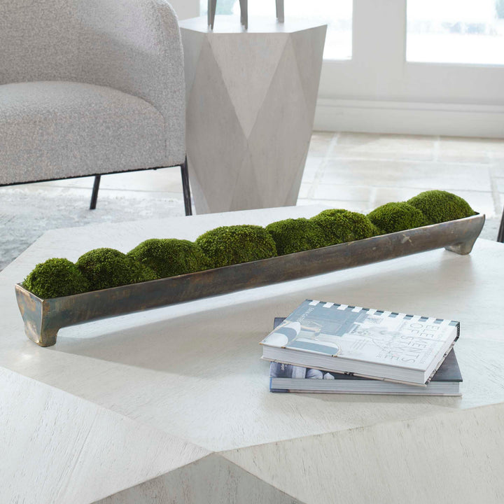 American Home Furniture Uttermost Canal Moss Centerpiece