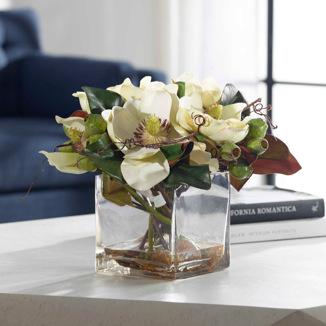 American Home Furniture Uttermost Dobbins Magnolia Bouquet