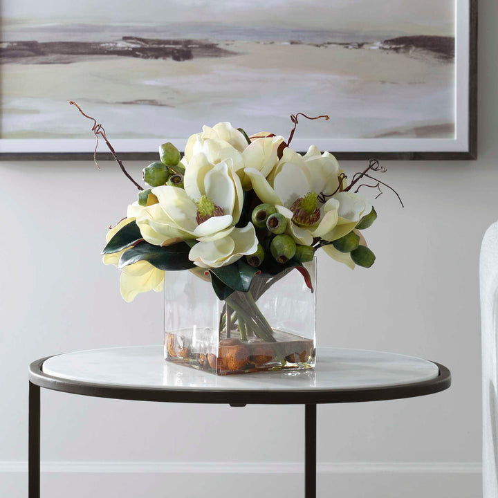 American Home Furniture Uttermost Dobbins Magnolia Bouquet