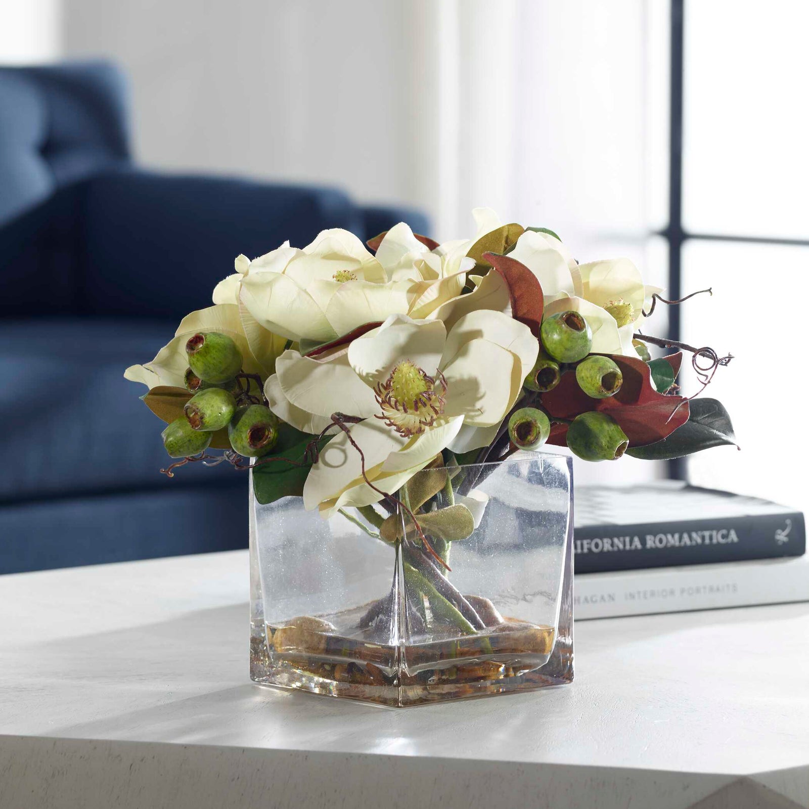 American Home Furniture Uttermost Dobbins Magnolia Bouquet