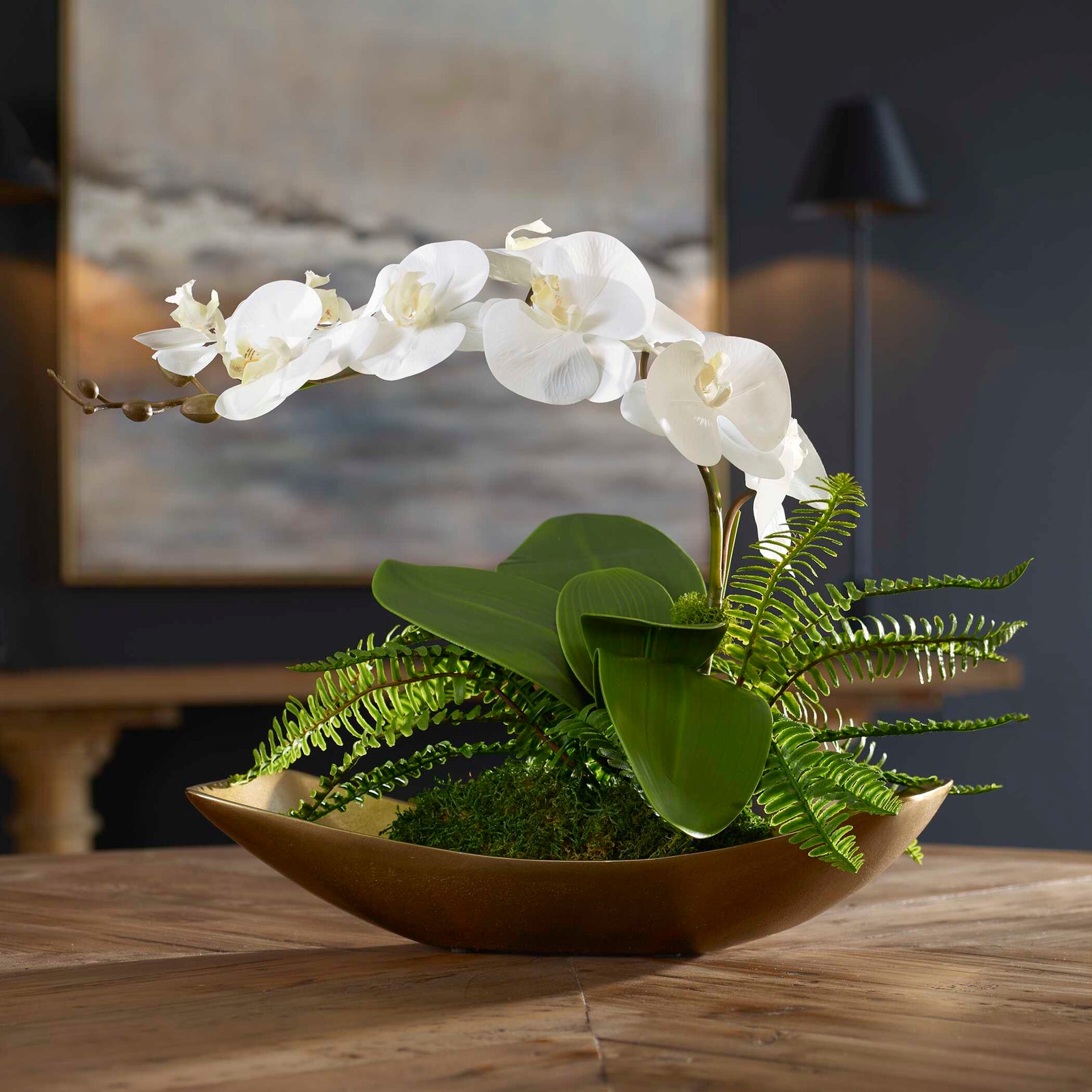 American Home Furniture Uttermost Transcend Orchid Centerpiece
