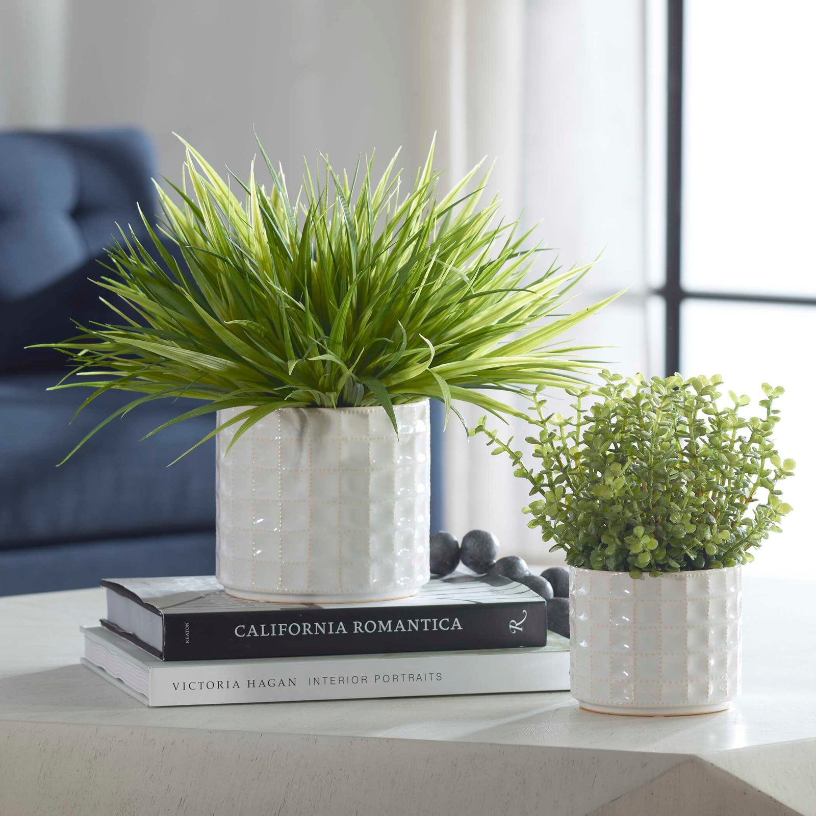 American Home Furniture Uttermost Edgewood Greenery Set of 2