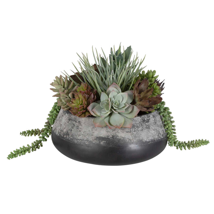 American Home Furniture Uttermost Yuma Succulent Centerpiece Medium