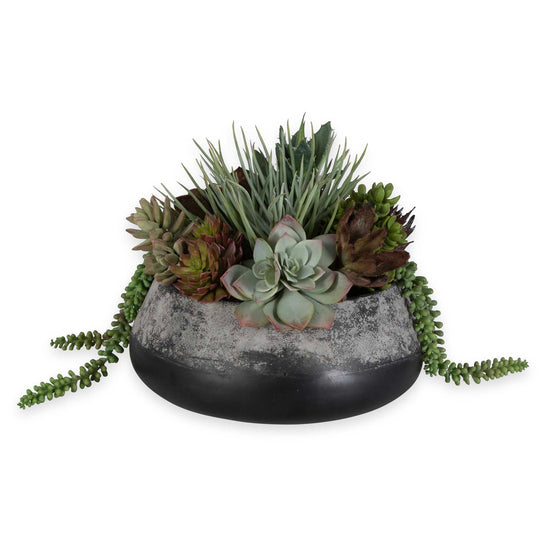 American Home Furniture Uttermost Yuma Succulent Centerpiece Medium