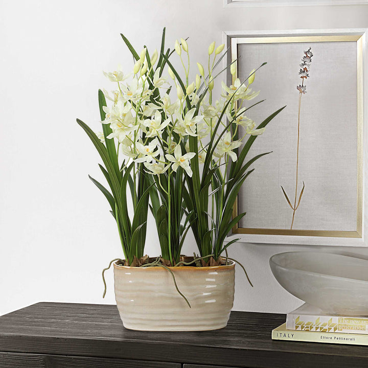 American Home Furniture Uttermost Ariana Orchid Planter