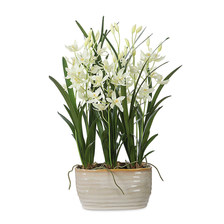 American Home Furniture Uttermost Ariana Orchid Planter
