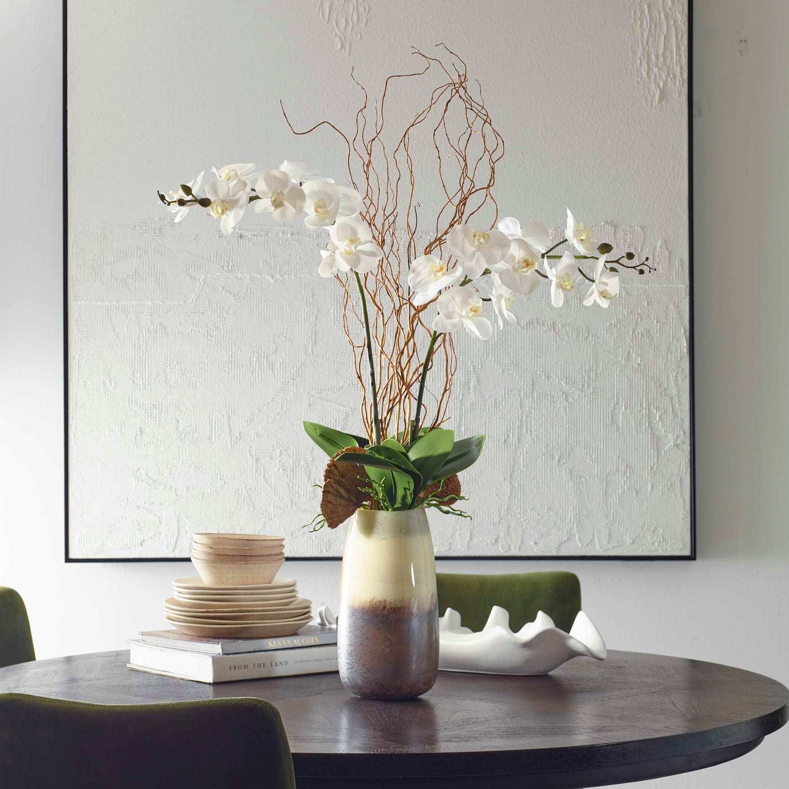 American Home Furniture Uttermost Earthbound Orchid With Vase