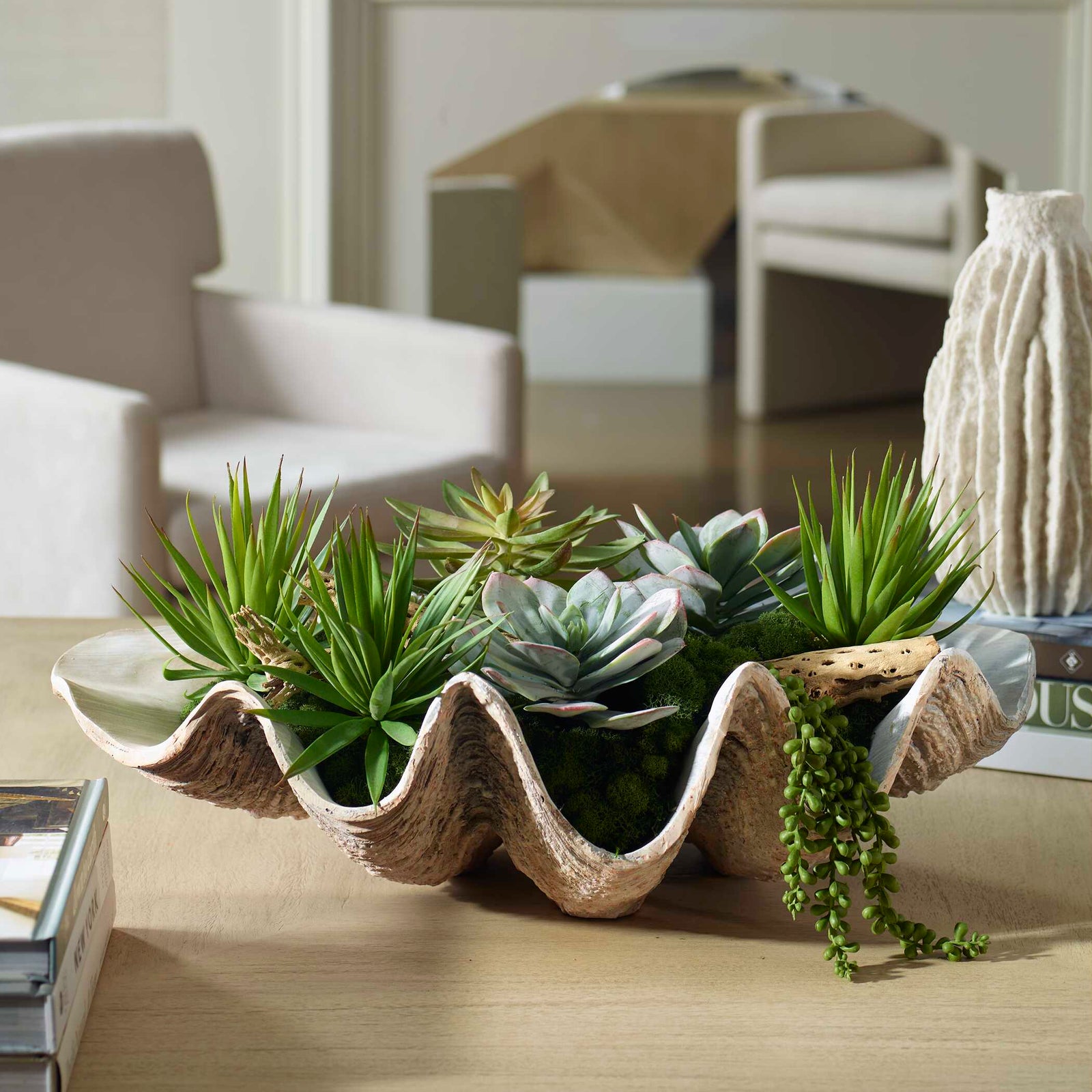 American Home Furniture Uttermost Seaside Breeze Succulents