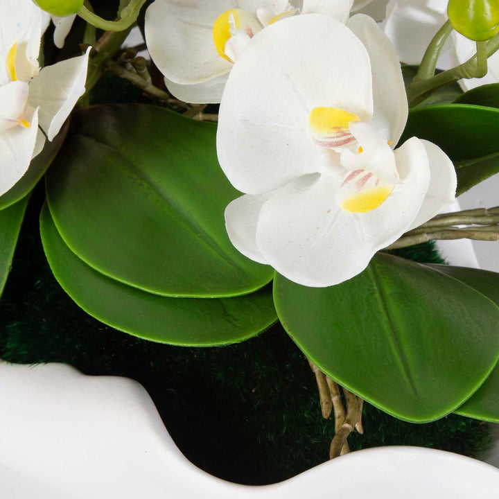 American Home Furniture Uttermost Opulence Orchid Centerpiece With Bowl