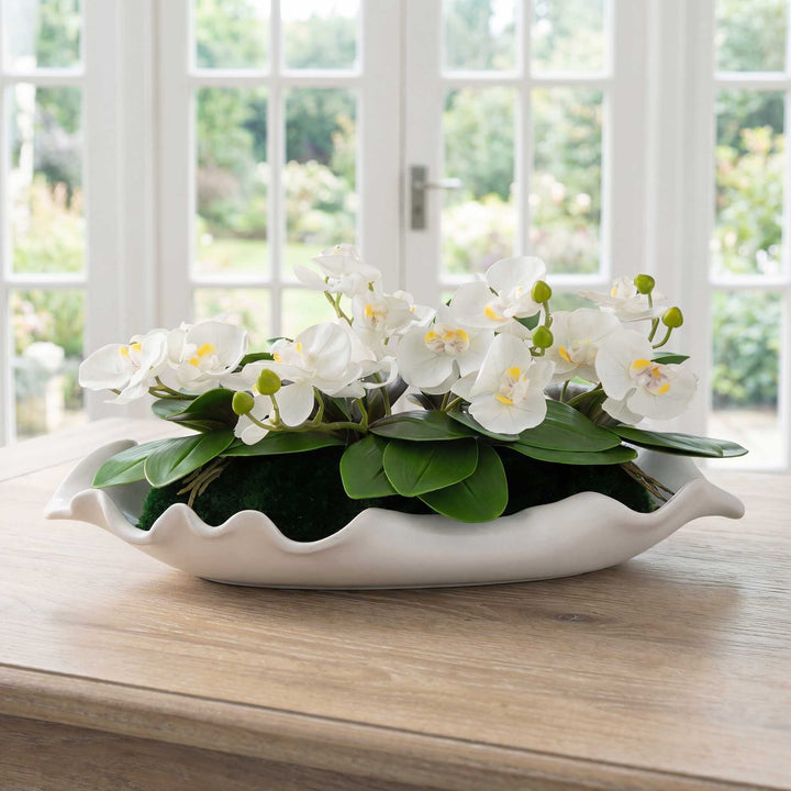 American Home Furniture Uttermost Opulence Orchid Centerpiece With Bowl