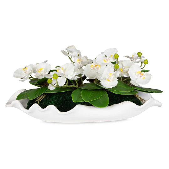American Home Furniture Uttermost Opulence Orchid Centerpiece With Bowl