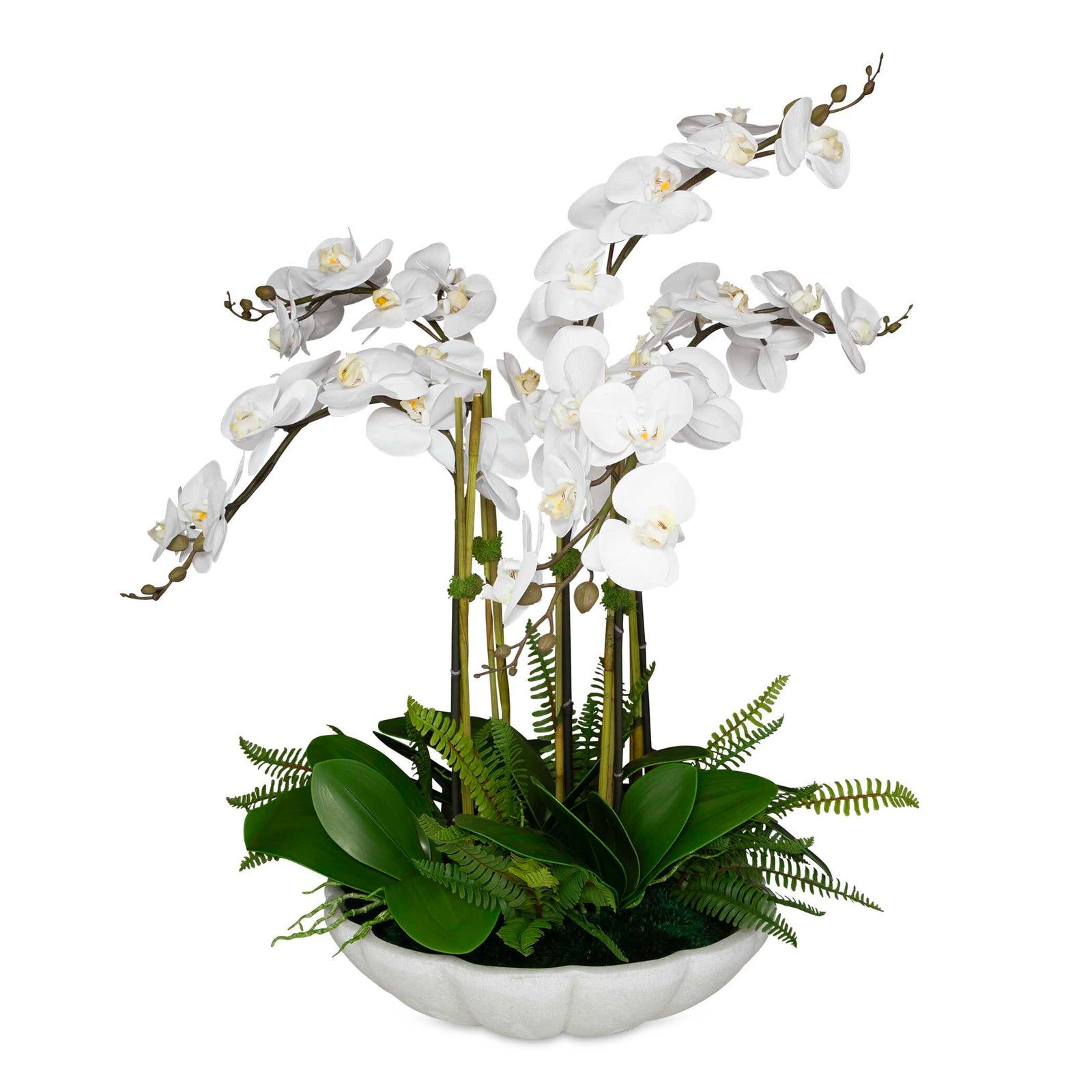 American Home Furniture Uttermost Flourish Orchid Centerpiece