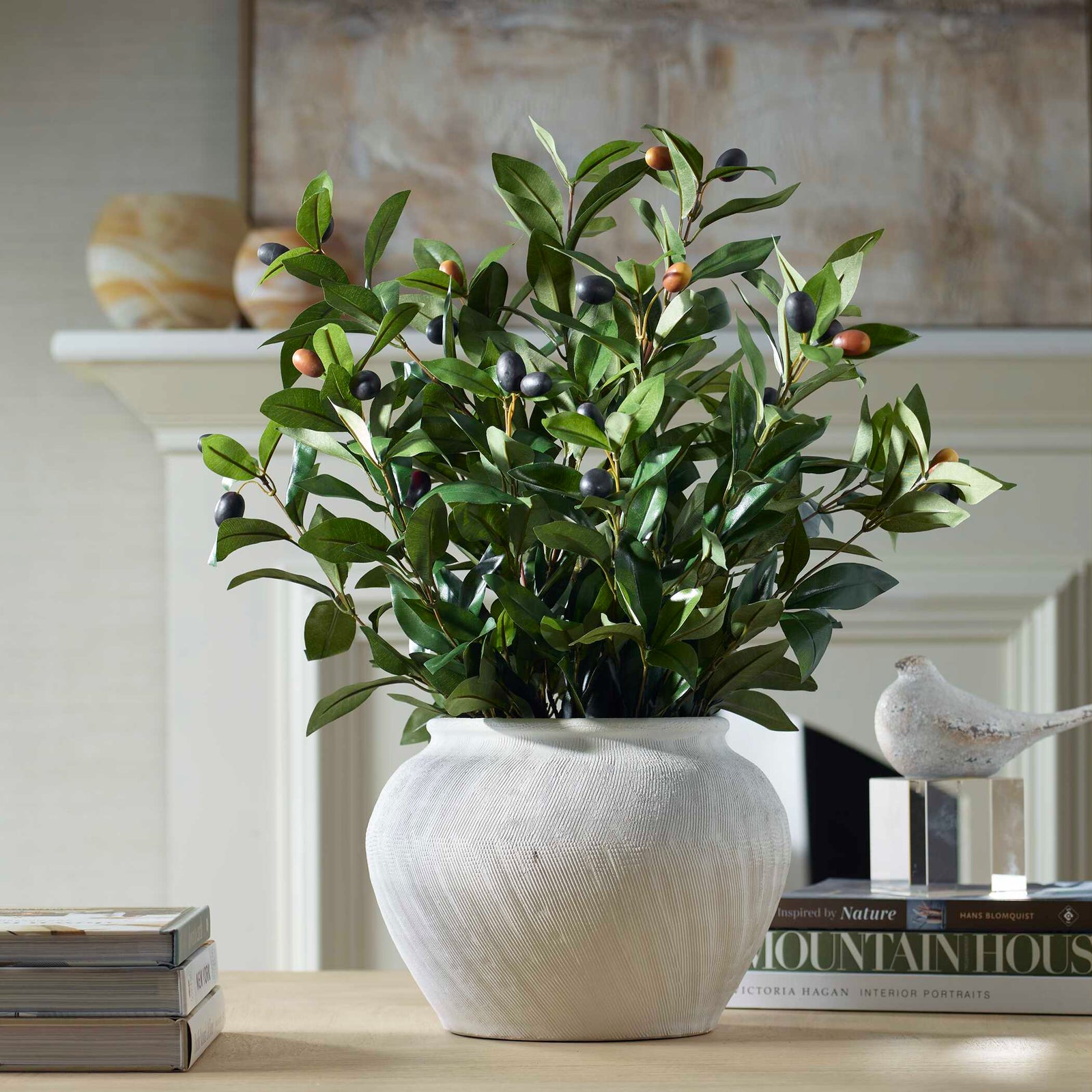 American Home Furniture Uttermost Elena Olive Centerpiece