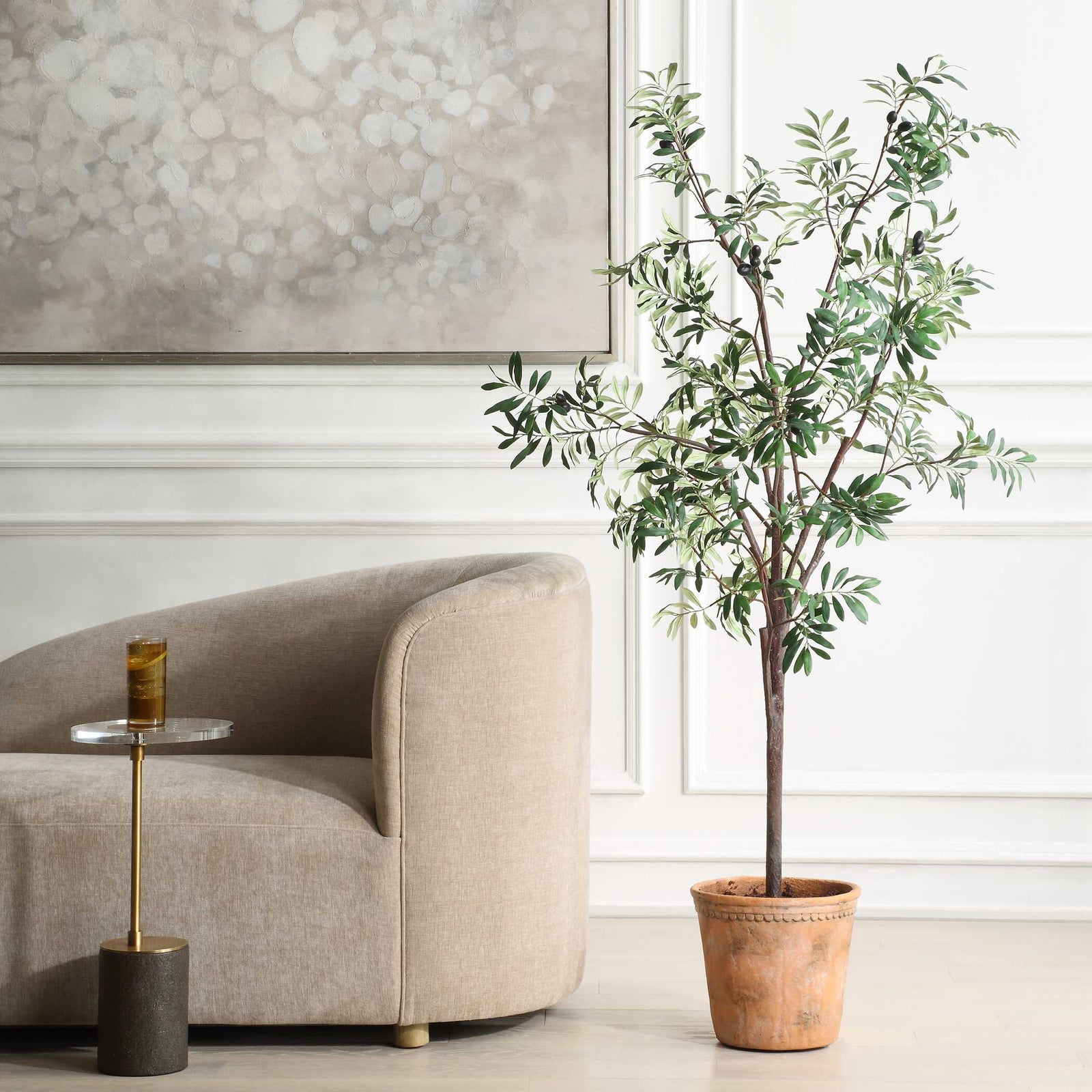 American Home Furniture Uttermost Olea Potted Olive Tree