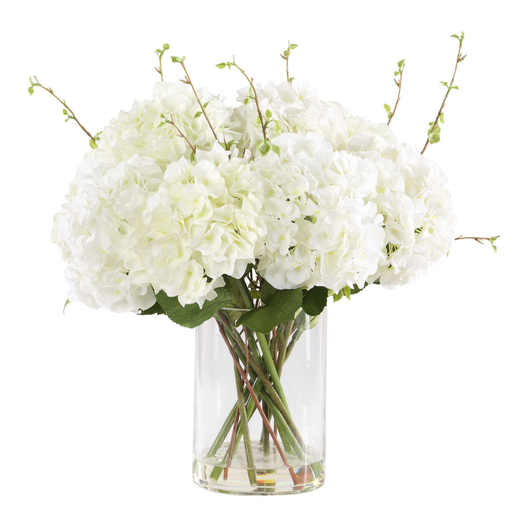 American Home Furniture Uttermost Anastasia Hydrangea Centerpiece