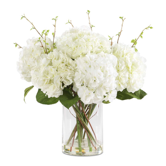 American Home Furniture Uttermost Anastasia Hydrangea Centerpiece