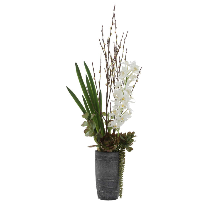 Eterna Orchid Centerpiece & Vase