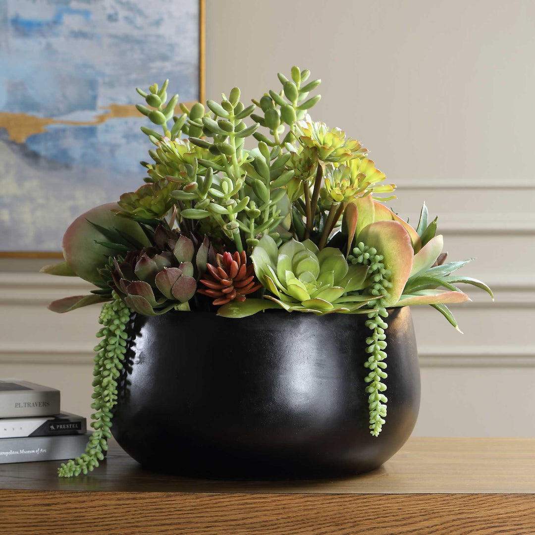 Mico Indoor-Outdoor Succulent Centerpiece