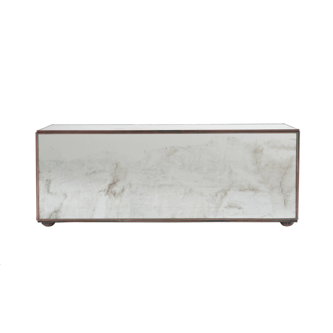 Rectangular Box With Antique Mirror - BOX AM