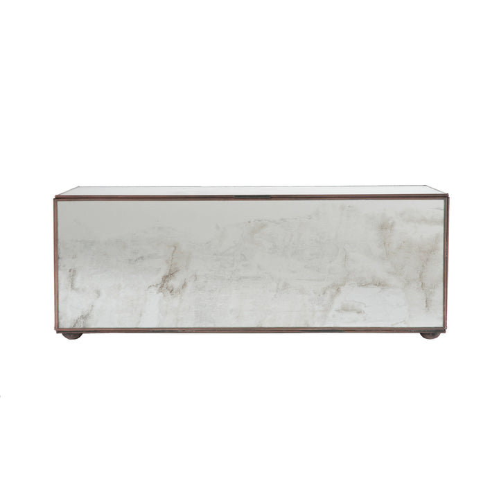 Rectangular Box With Antique Mirror - BOX AM