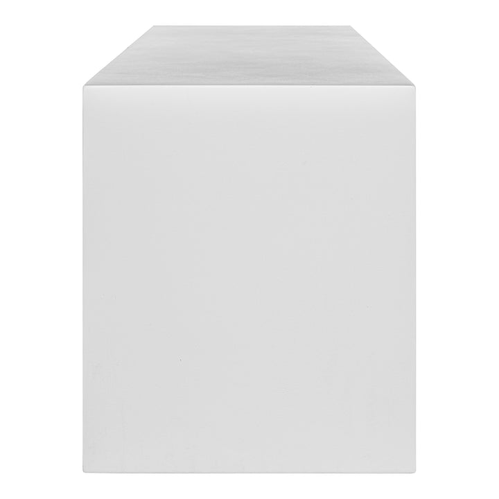 Moe's Home Collection - Lazarus Outdoor Bench White - BQ-1005-18 | American Home Furniture