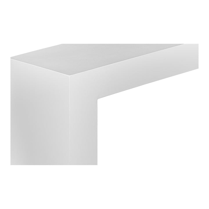 Moe's Home Collection - Lazarus Outdoor Bench White - BQ-1005-18 | American Home Furniture