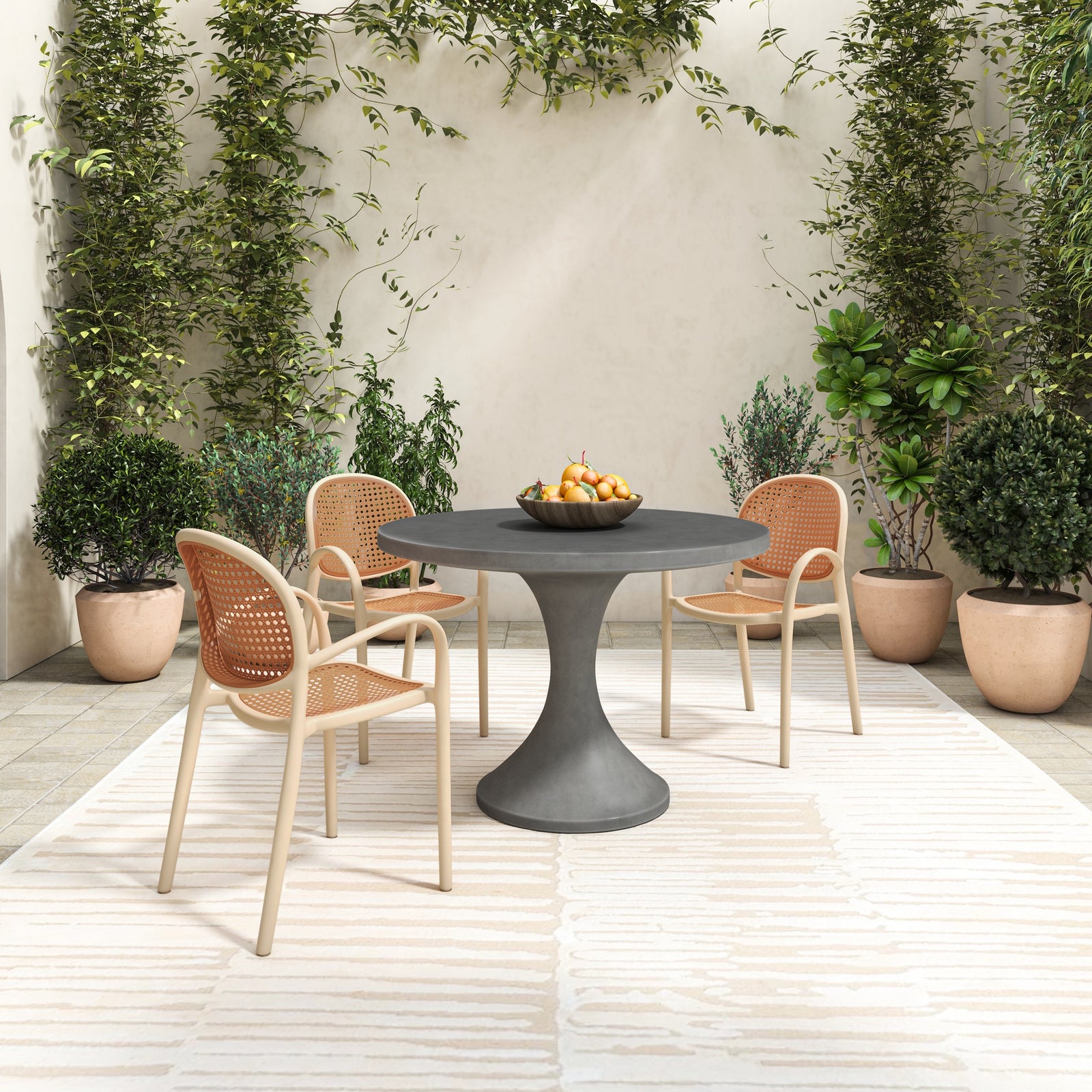 Moe's Home Collection - Isadora Outdoor Dining Table - BQ-1008-25-0 | American Home Furniture