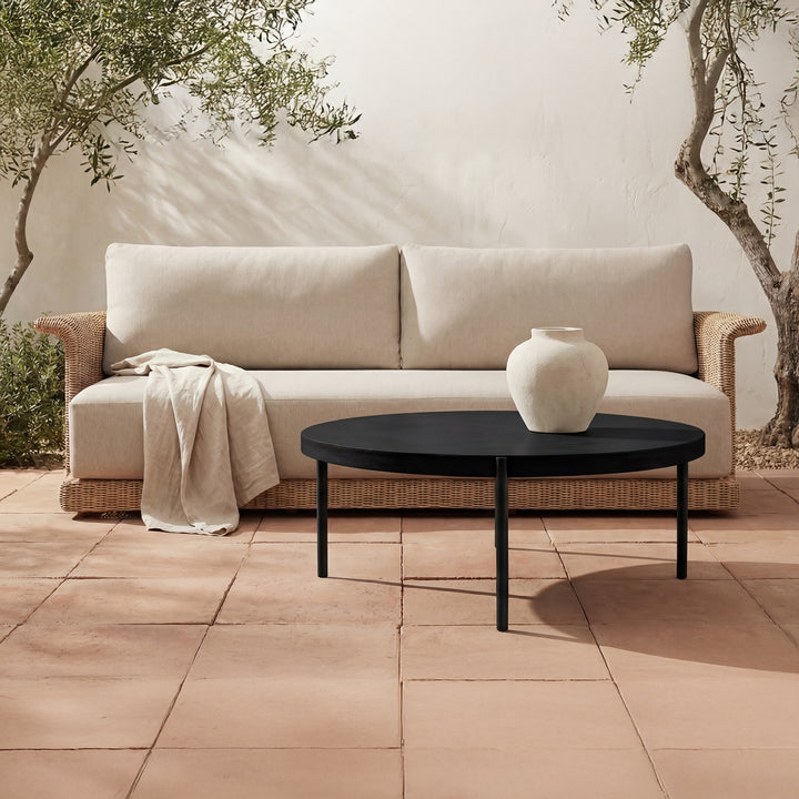 Moe's Home Collection - Mendez Outdoor Coffee Table Black - BQ-1009-02 | American Home Furniture