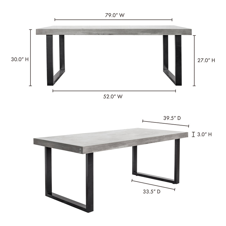 Jedrik Outdoor Dining Table Large