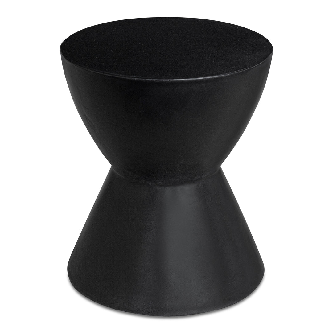 Moe's Home Collection - Hourglass Outdoor Stool Black - BQ-1022-02 | American Home Furniture