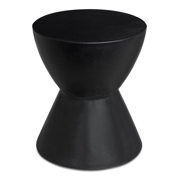 Moe's Home Collection - Hourglass Outdoor Stool Black - BQ-1022-02 | American Home Furniture