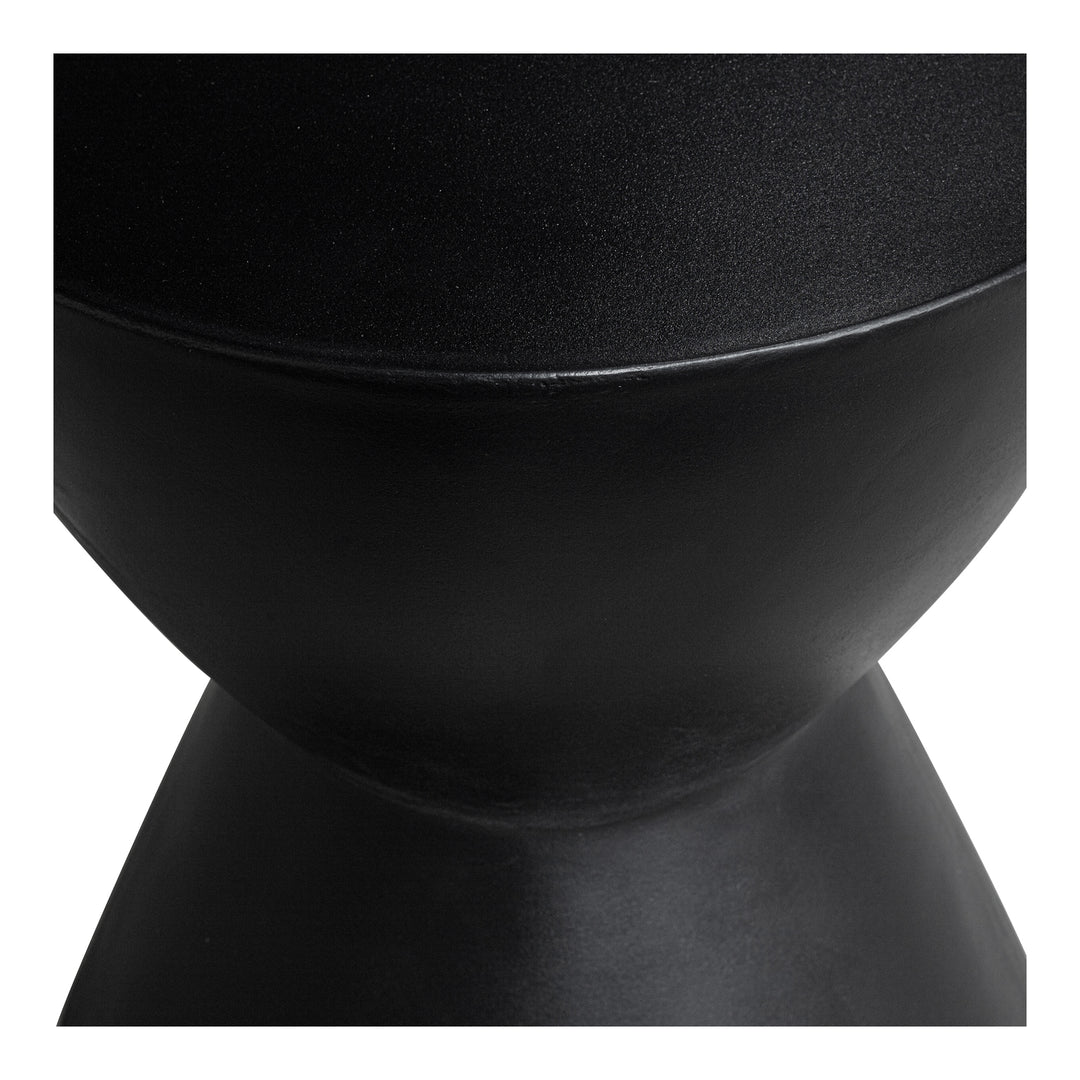 Moe's Home Collection - Hourglass Outdoor Stool Black - BQ-1022-02 | American Home Furniture
