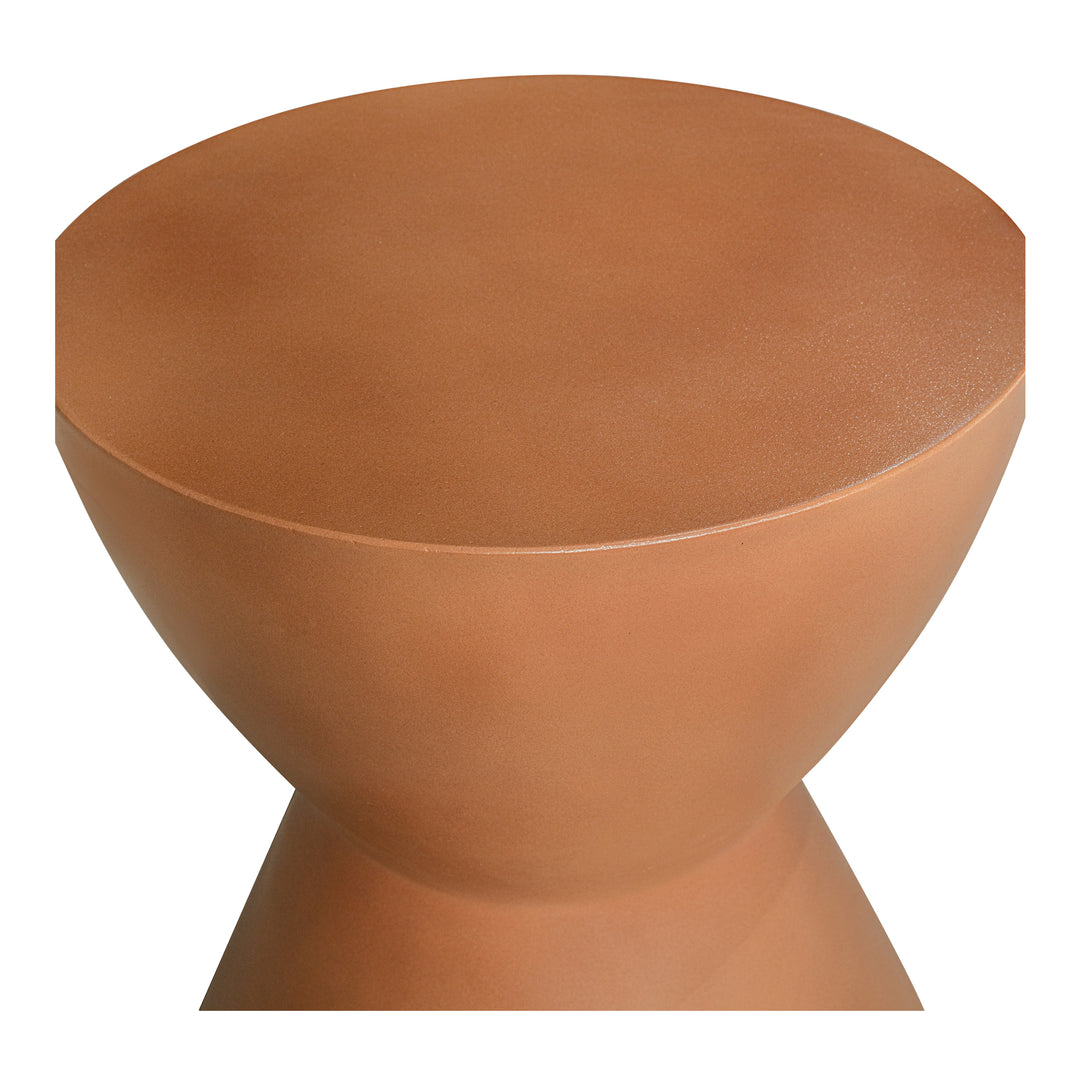Moe's Home Collection - Hourglass Outdoor Stool Terracotta - BQ-1022-23 | American Home Furniture