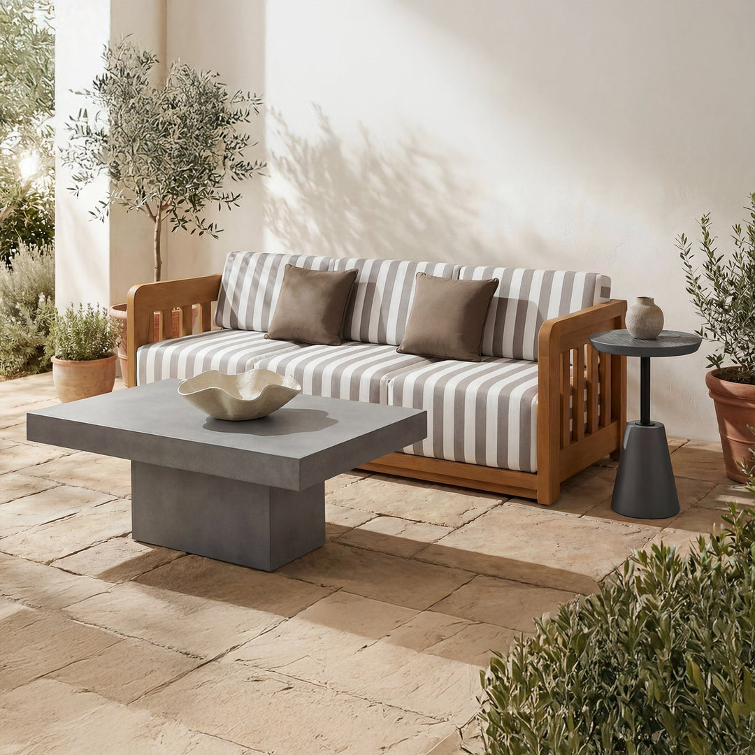 Foundation Outdoor Accent Table Grey