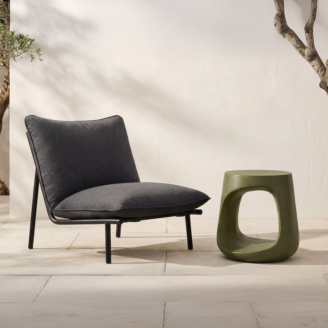 Rothko Outdoor Stool Green