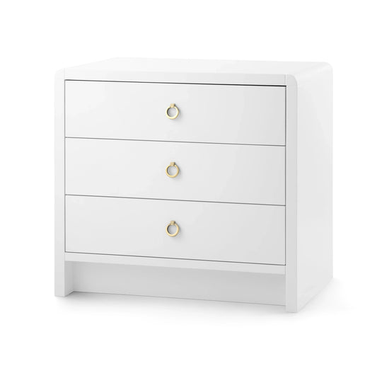 Villa and House Bryant 3-Drawer Side Table ACCENT TABLES