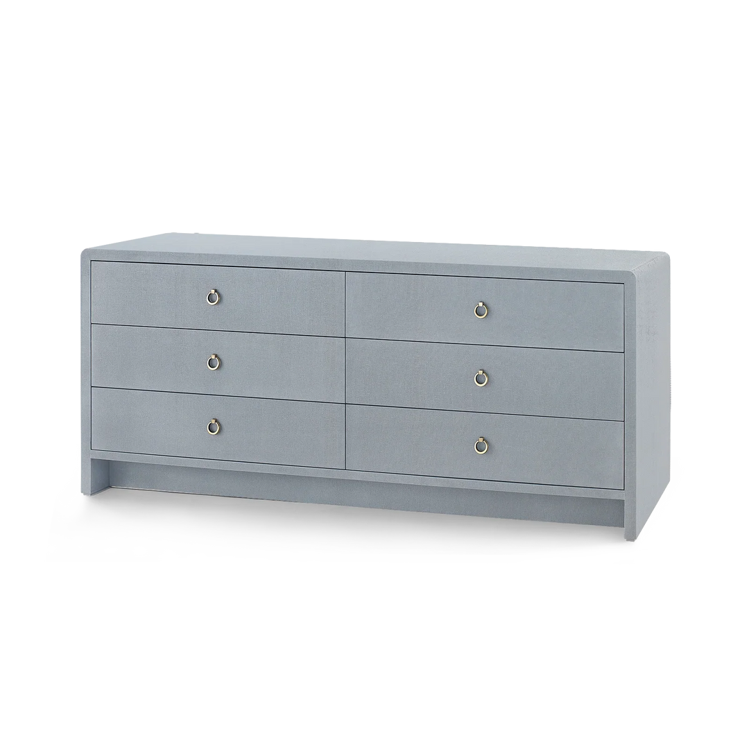 Bryant Linen Extra Wide Large 6-Drawer